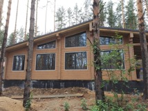 Остекление коттеджа в Кашино, КП "Резиденция" фото 1